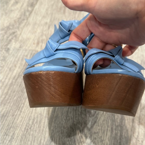 Alexandre Birman blue clarita clog heel sandals - Picture 3 of 9